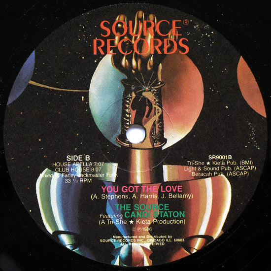 The Source (7) Featuring Candi Staton : You Got The Love (12")