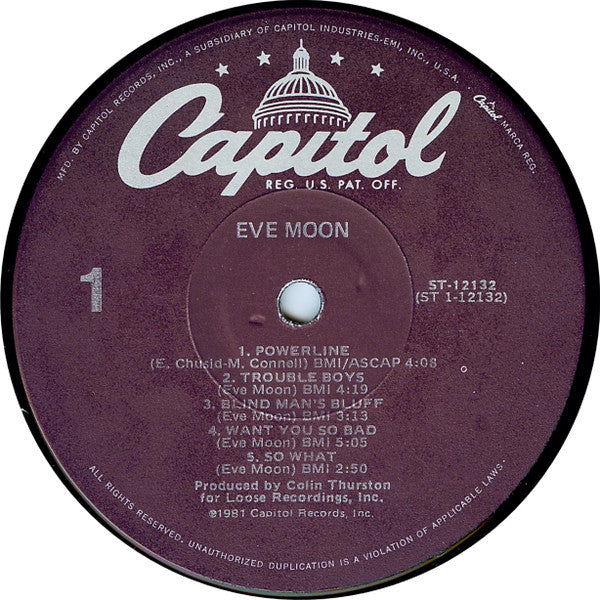 Eve Moon : Eve Moon (LP, Album)