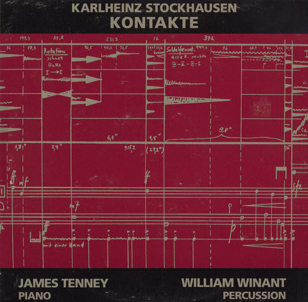 Karlheinz Stockhausen - James Tenney, William Winant : Kontakte (LP)