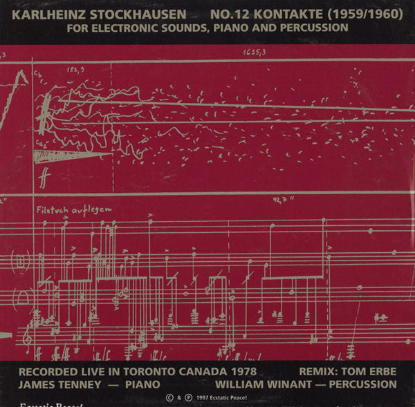Karlheinz Stockhausen - James Tenney, William Winant : Kontakte (LP)