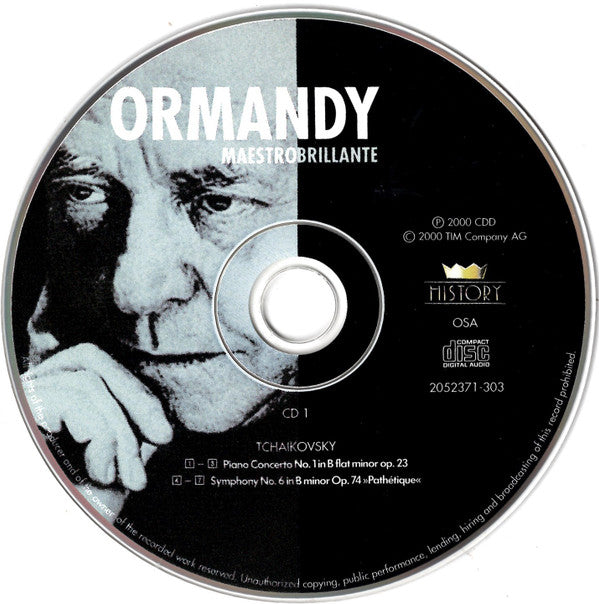 Eugene Ormandy - Pyotr Ilyich Tchaikovsky, Johannes Brahms, Edvard Grieg, Charles Griffes : Maestro Brillante (2xCD, Comp, RM)