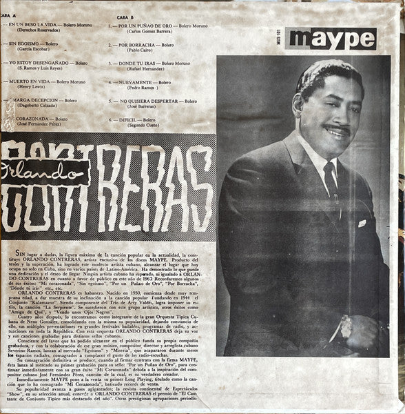 Orlando Contreras : Este Es Contreras (LP, Album)