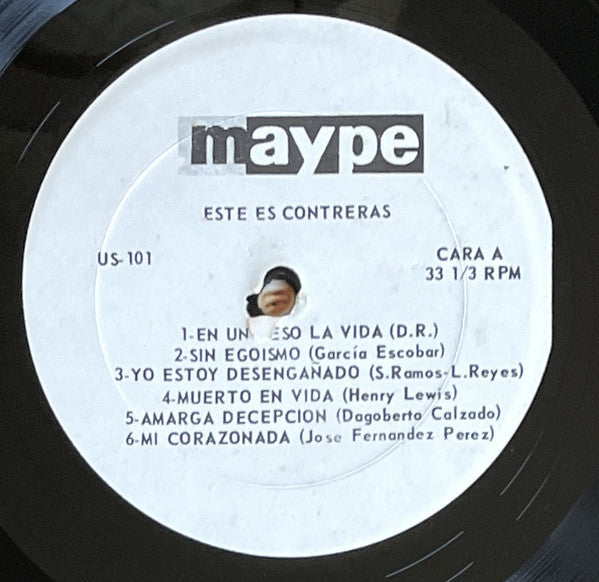 Orlando Contreras : Este Es Contreras (LP, Album)