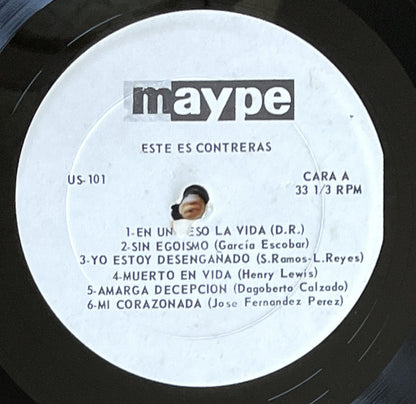 Orlando Contreras : Este Es Contreras (LP, Album)