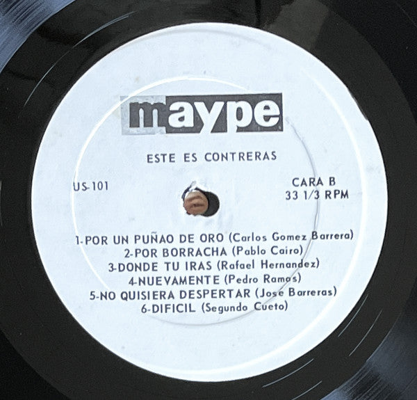 Orlando Contreras : Este Es Contreras (LP, Album)