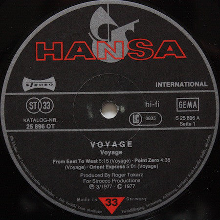 Voyage : Voyage (LP, Album)