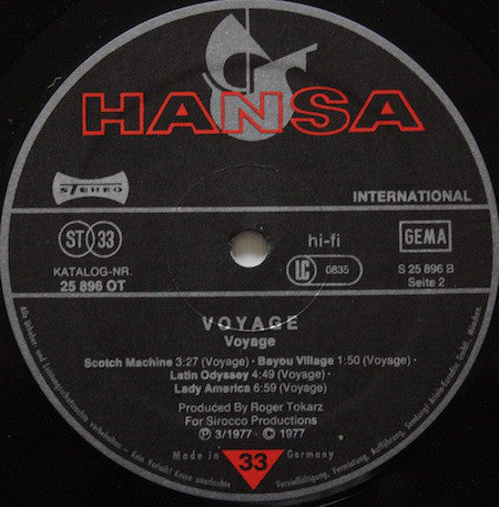 Voyage : Voyage (LP, Album)