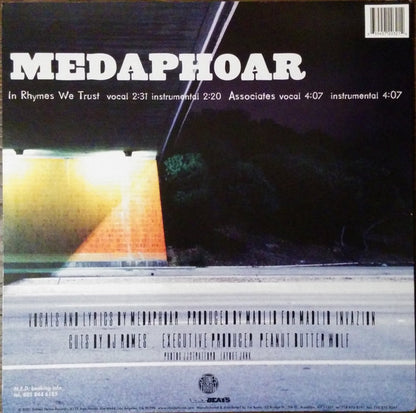 Medaphoar : In Rhymes We Trust (12")