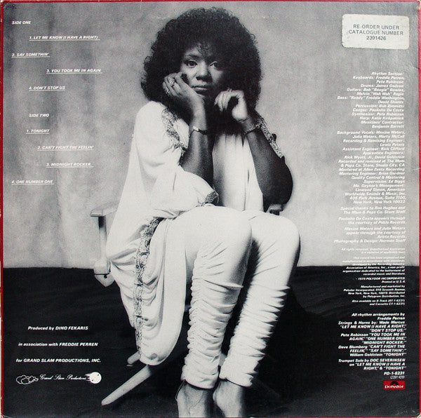 Gloria Gaynor : I Have A Right (LP, Album)