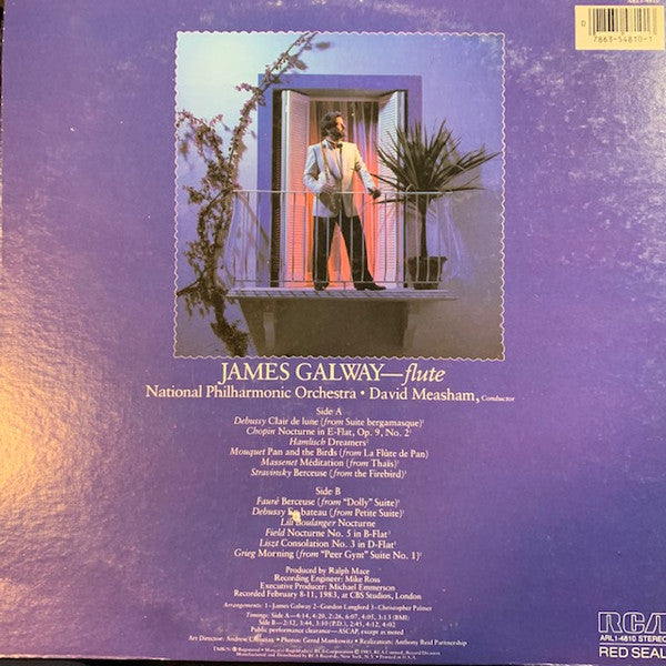 James Galway : Nocturne (LP, Album, Gat)