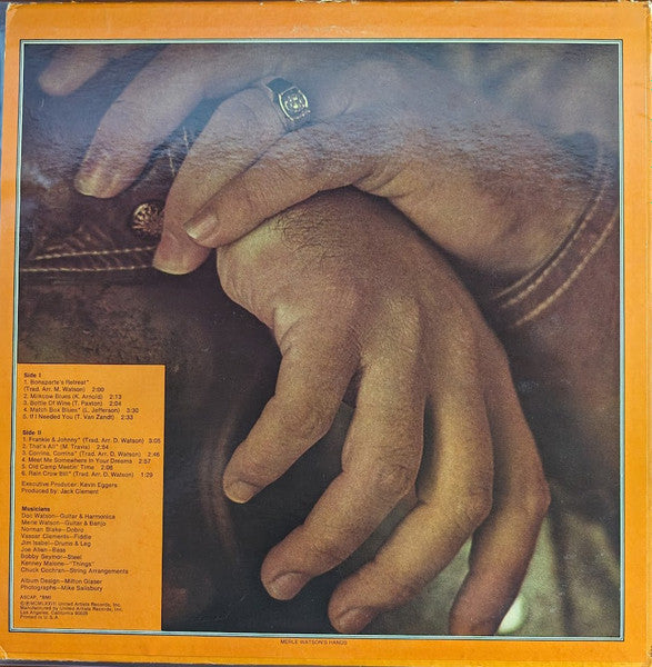 Doc & Merle Watson : Then And Now (LP, Album)