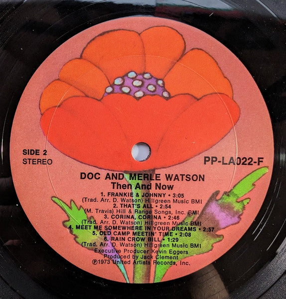 Doc & Merle Watson : Then And Now (LP, Album)