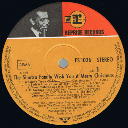 The Sinatra Family : The Sinatra Family Wish You A Merry Christmas (LP, Album)