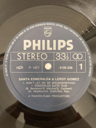 Santa Esmeralda Starring Leroy Gomez : Don't Let Me Be Misunderstood (LP, Album)