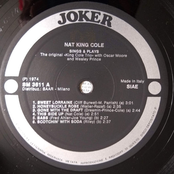 The Nat King Cole Trio : Sings & Plays (LP, Comp)