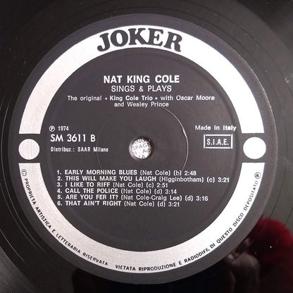 The Nat King Cole Trio : Sings & Plays (LP, Comp)