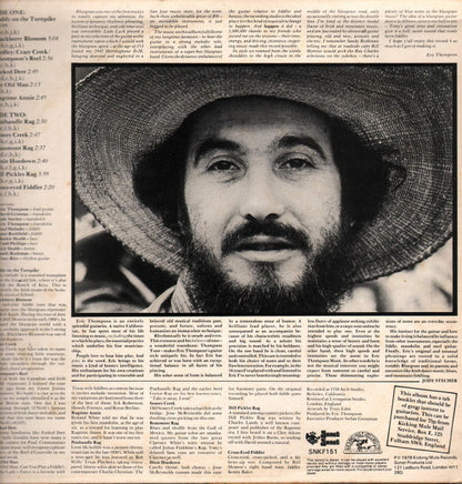 Eric Thompson (4) : Eric Thompson's Bluegrass Guitar (LP, Album)