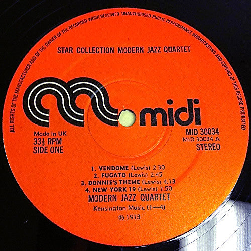 The Modern Jazz Quartet : Star-Collection (LP, Comp)