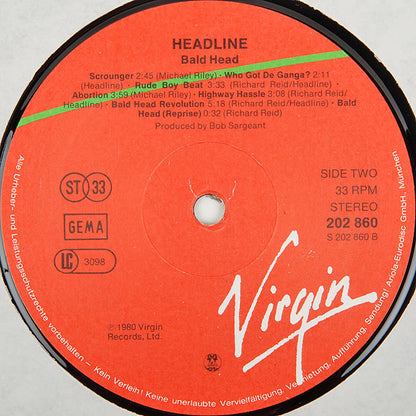 Headline (5) : Don't Knock The Bald Head (LP, Album)