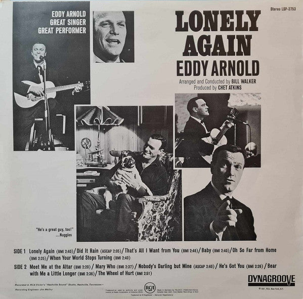 Eddy Arnold : Lonely Again (LP, Album)