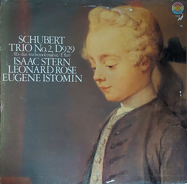 Franz Schubert - Eugene Istomin, Isaac Stern, Leonard Rose : Trio No. 2, D929 (LP, Album)