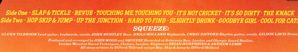 Squeeze (2) : Cool For Cats (LP, Album, Pin)