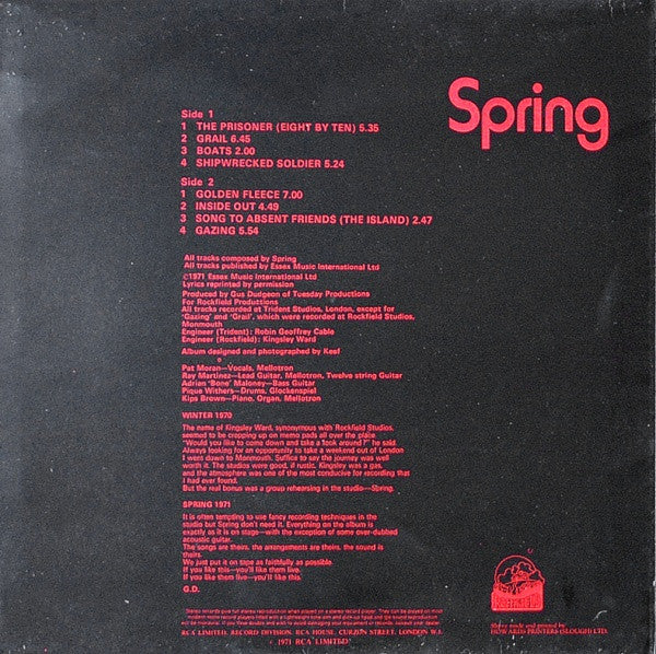 Spring (6) : Spring (LP, Album)