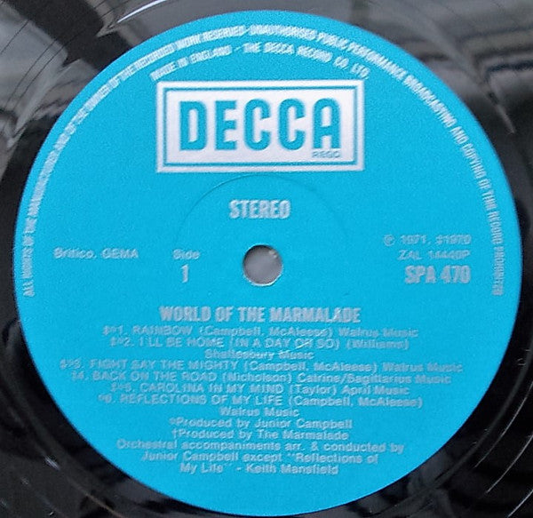 The Marmalade : The World Of The Marmalade (LP, Comp)