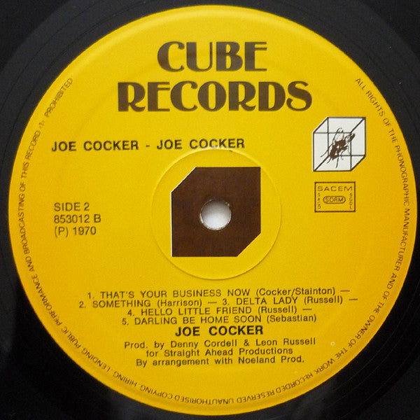 Joe Cocker : Joe Cocker! (LP, Album, RE)