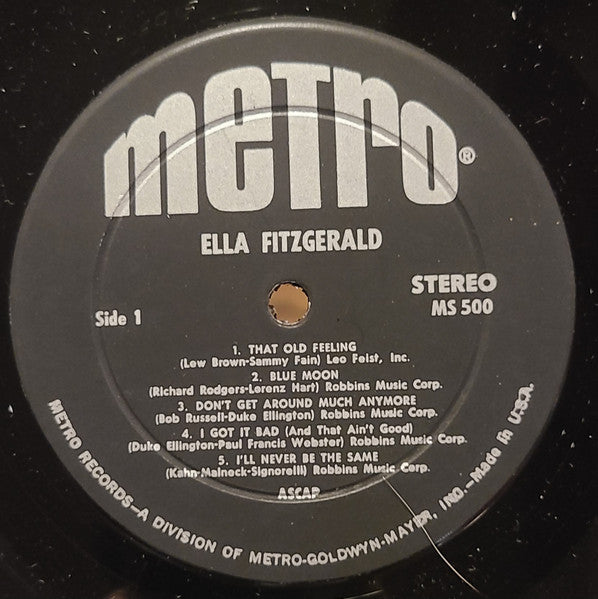 Ella Fitzgerald : Ella Fitzgerald (LP, Comp)