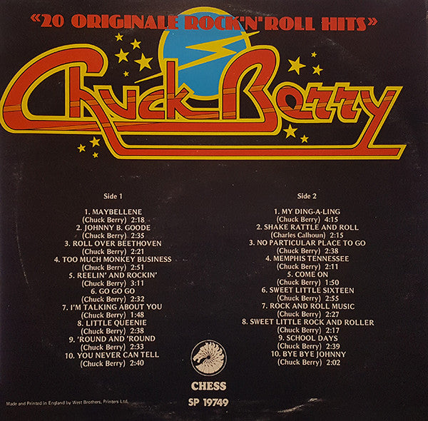 Chuck Berry : 20 Originale Rock'N' Roll Hits (LP, Comp)