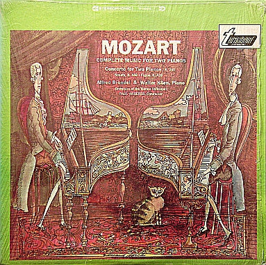 Wolfgang Amadeus Mozart, Alfred Brendel, Walter Klien, Wiener Volksopernorchester, Paul Angerer : Complete Music For Two Pianos, K. 365, Sonata, K. 448, Fugue, K. 426 (LP, Album)