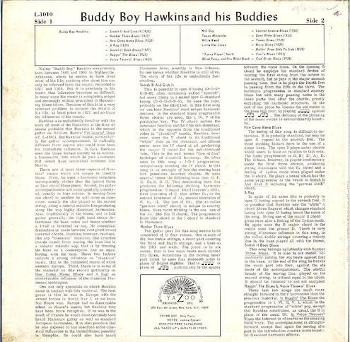 Buddy Boy Hawkins : Buddy Boy Hawkins & His Buddies 1927 - 1934 (LP, Comp)