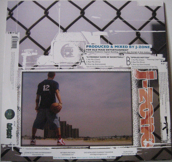 J-Zone : A Friendly Game Of Basketball / Spoiled Rotten (12")