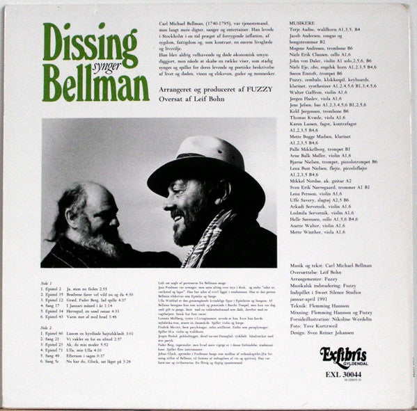 Povl Dissing : Dissing Synger Bellman (LP, Album)