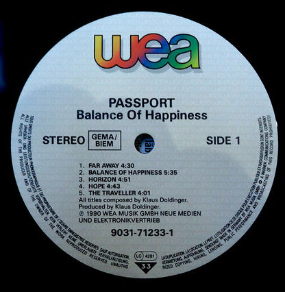 Passport (2) : Balance Of Happiness (LP, Album)