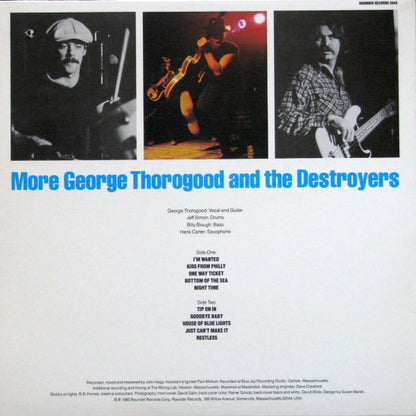 George Thorogood & The Destroyers : More George Thorogood And The Destroyers (LP, Album)