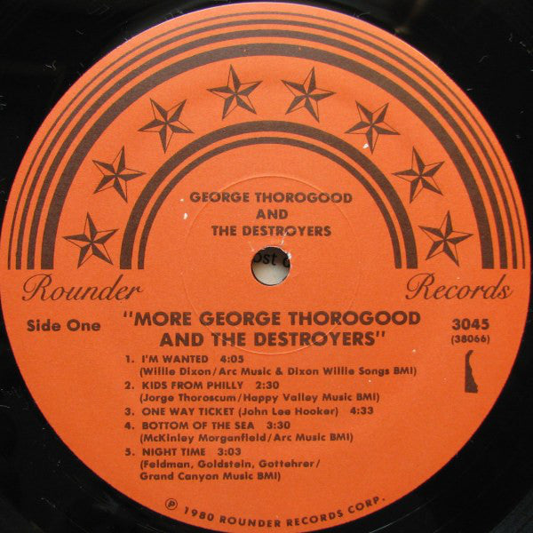 George Thorogood & The Destroyers : More George Thorogood And The Destroyers (LP, Album)