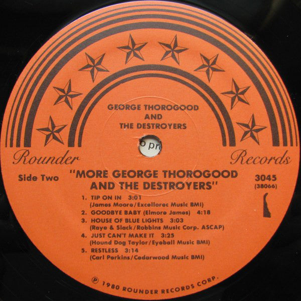 George Thorogood & The Destroyers : More George Thorogood And The Destroyers (LP, Album)