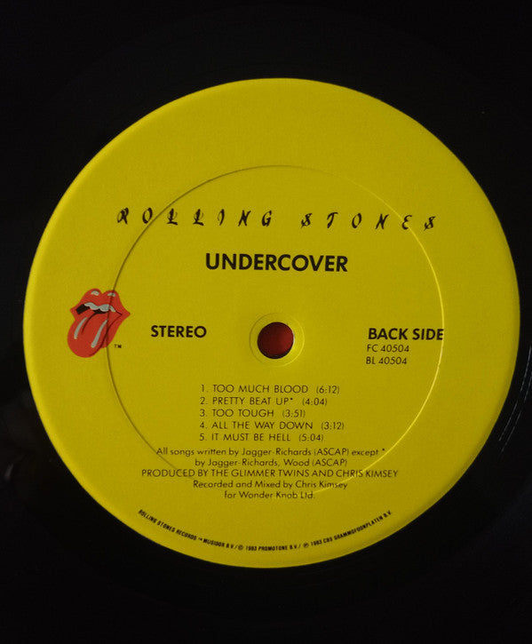 The Rolling Stones : Undercover (LP, Album, RE, Car)