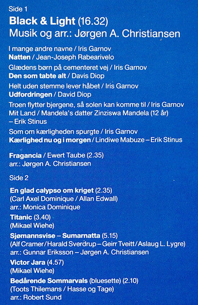 Barbarossa (6), Ove Sprogøe : Black And Light (Til Afrika Fra Norden) (LP, Album)