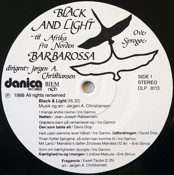 Barbarossa (6), Ove Sprogøe : Black And Light (Til Afrika Fra Norden) (LP, Album)