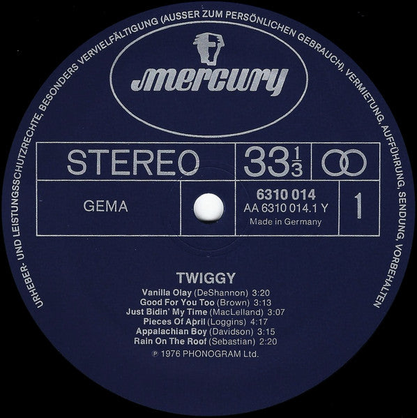 Twiggy (2) : Twiggy (LP, Album)