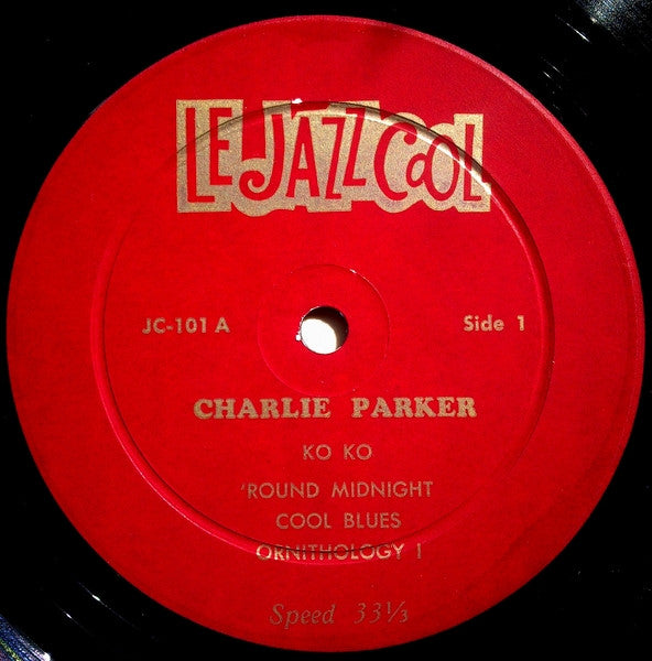 Charlie Parker : Le Jazz Cool, Historical Recordings, Vol. 1 (LP, Unofficial)