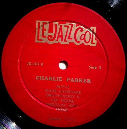 Charlie Parker : Le Jazz Cool, Historical Recordings, Vol. 1 (LP, Unofficial)