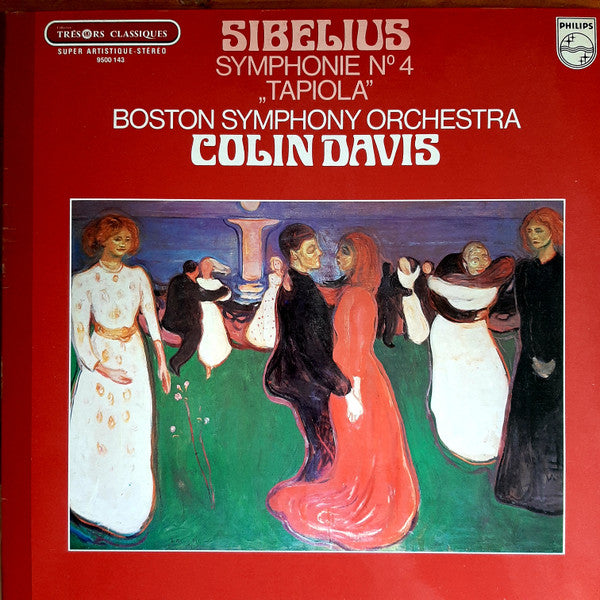 Jean Sibelius / Boston Symphony Orchestra - Sir Colin Davis : Symphony No. 4 / Tapiola (LP, Gat)