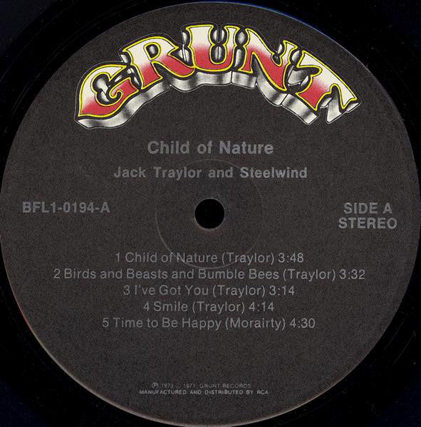 Jack Traylor And Steelwind : Child Of Nature (LP, Album)