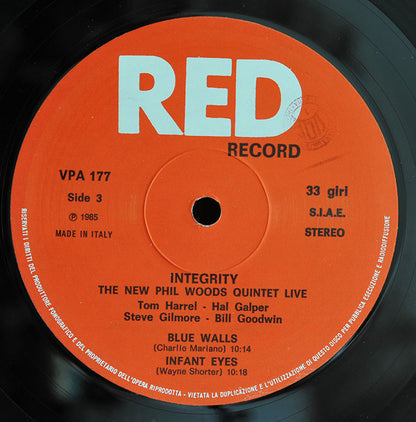 The Phil Woods Quintet : Integrity (The New Phil Woods Quintet Live)  (2xLP, Album)