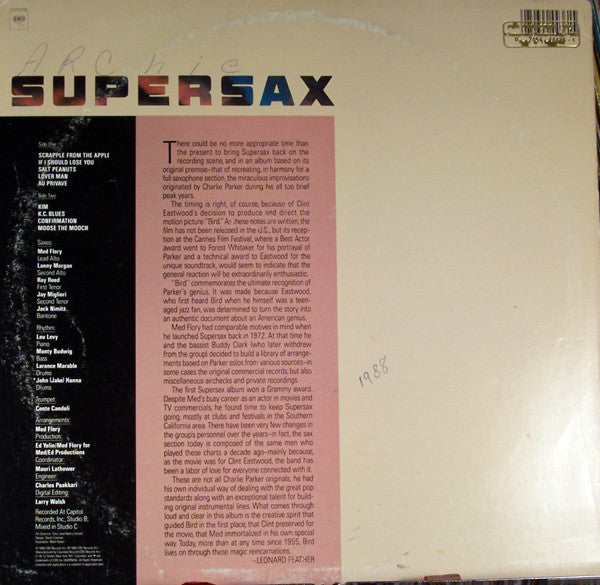 Supersax : Stone Bird (LP, Album)