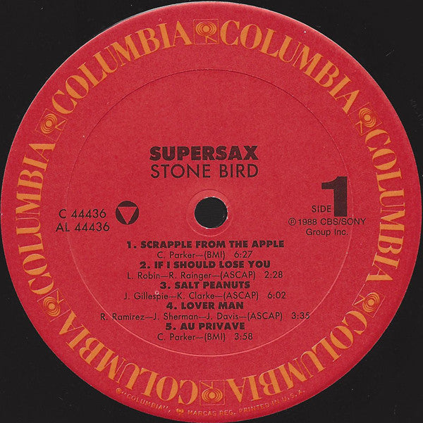 Supersax : Stone Bird (LP, Album)